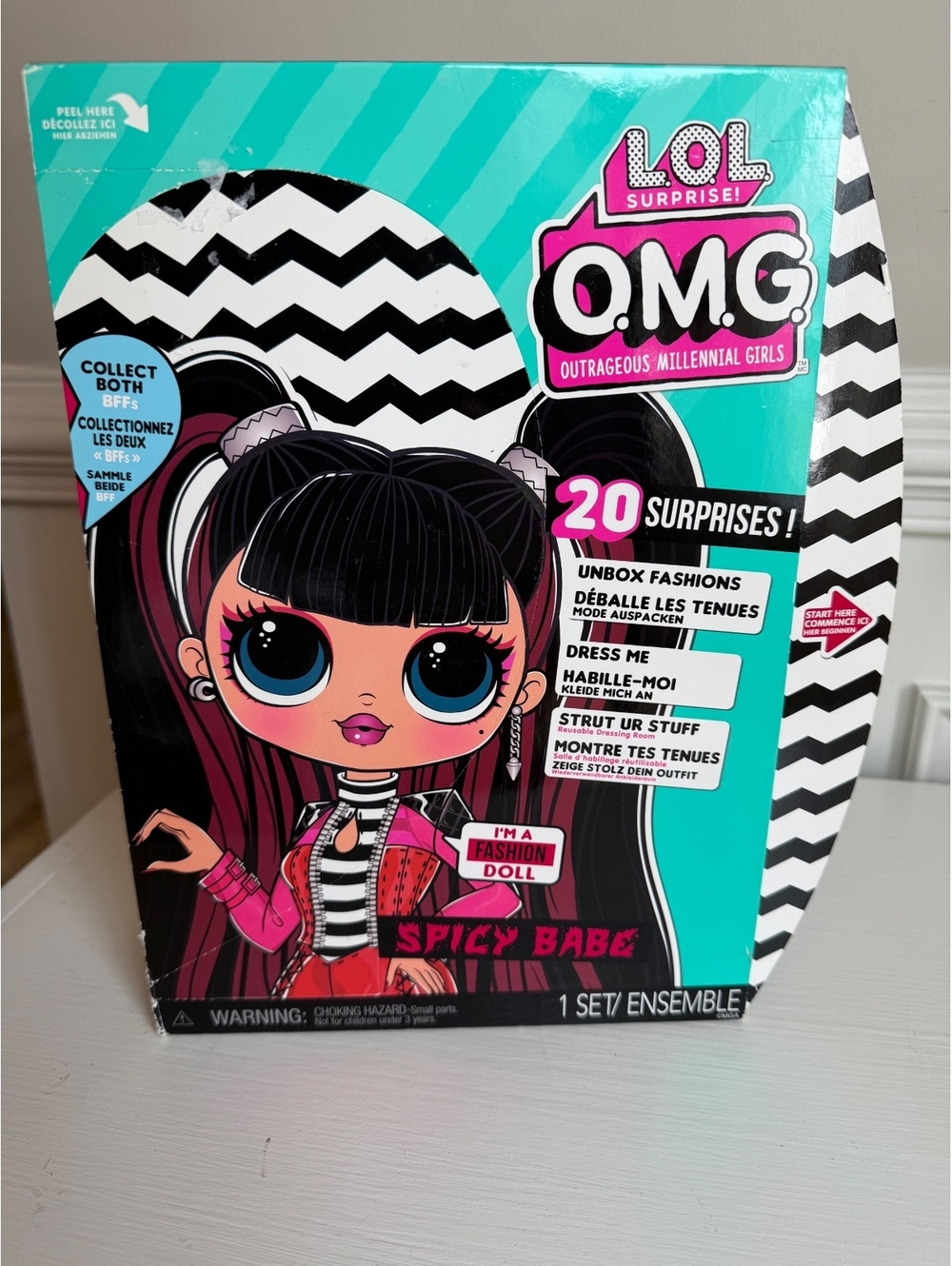 L.O.L. Surprise O.M.G. Spicy Babe Fashion Doll with 20 Surprises. New opened box